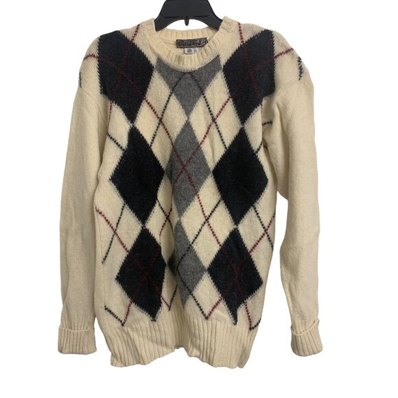 Cooper & Roe Other - Vintage Cooper & Roe Wool Argyle Winter Sweater Size XL